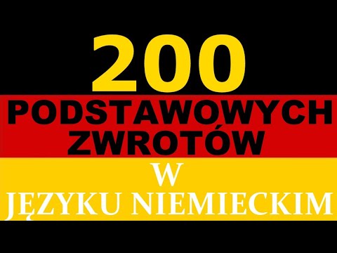 400 PODSTAWOWYCH Zwrotów po Niemiecku - Nauka Języka Niemieckiego dla Początkujących do Snu